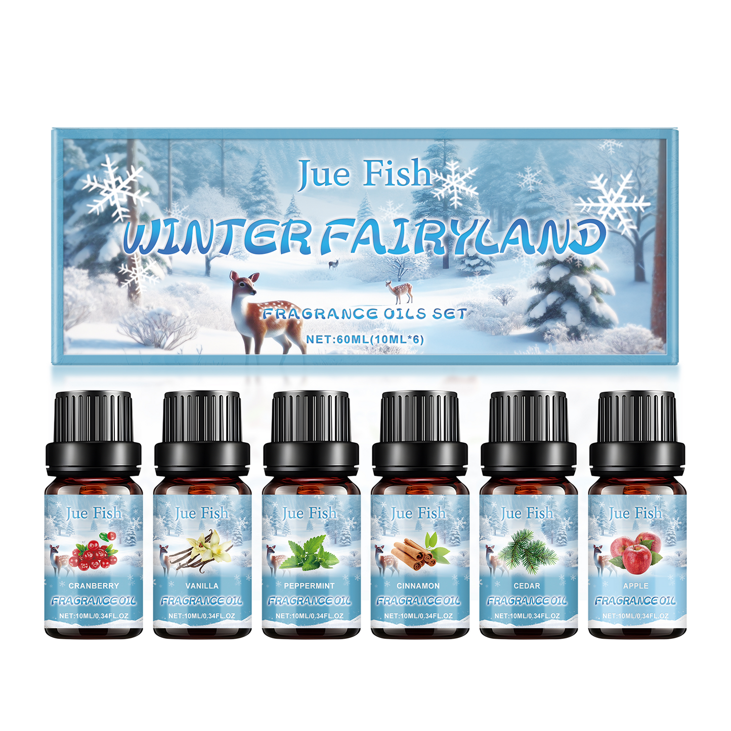 Winter Aromatherapy Oil Set, Humidifier Fragrance Essential Oil Freshens The Air And Keeps The Room Warm In Winter