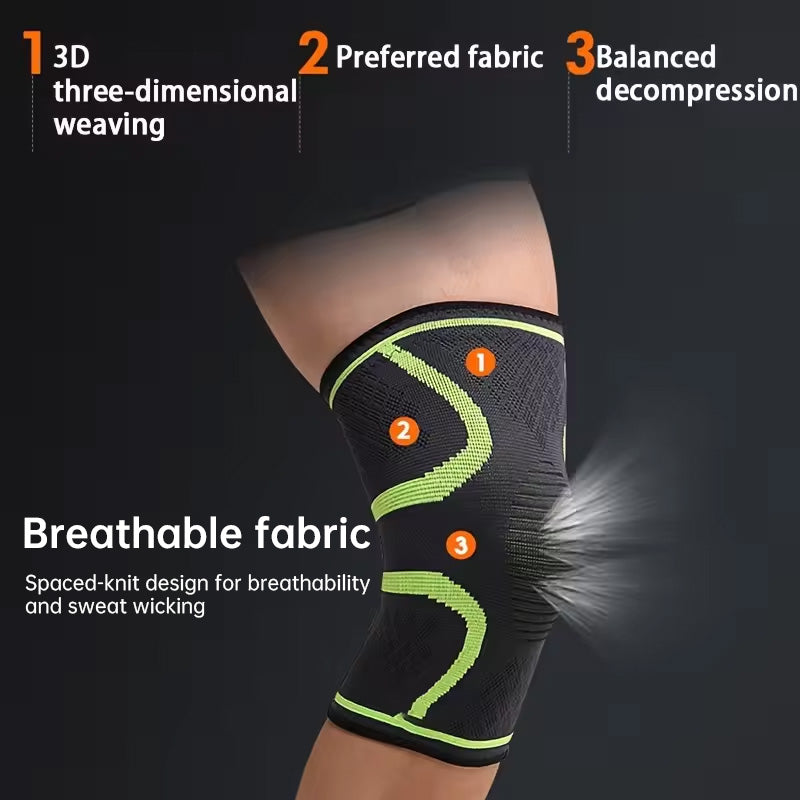 2PCS Men/Women Knee Brace - Compression Sleeves for Workouts & All Sports
