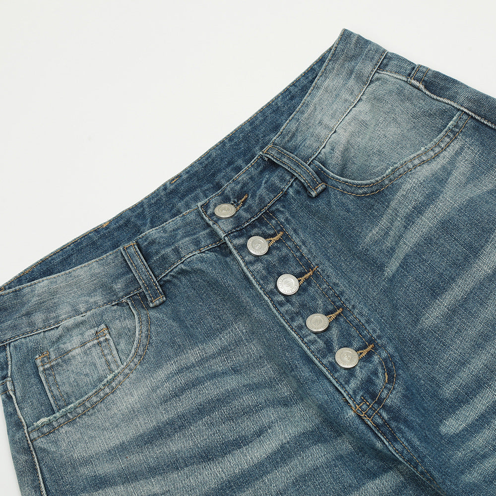 Gradient Fashion Men's Baggy Straight Trousers