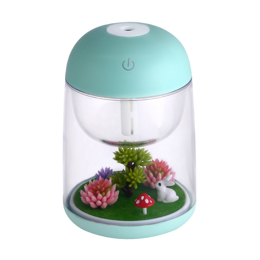 Micro Landscape Humidifier Home Colorful Lamp USB Humidifier Bedroom Humidifier Timing Air Atomizer