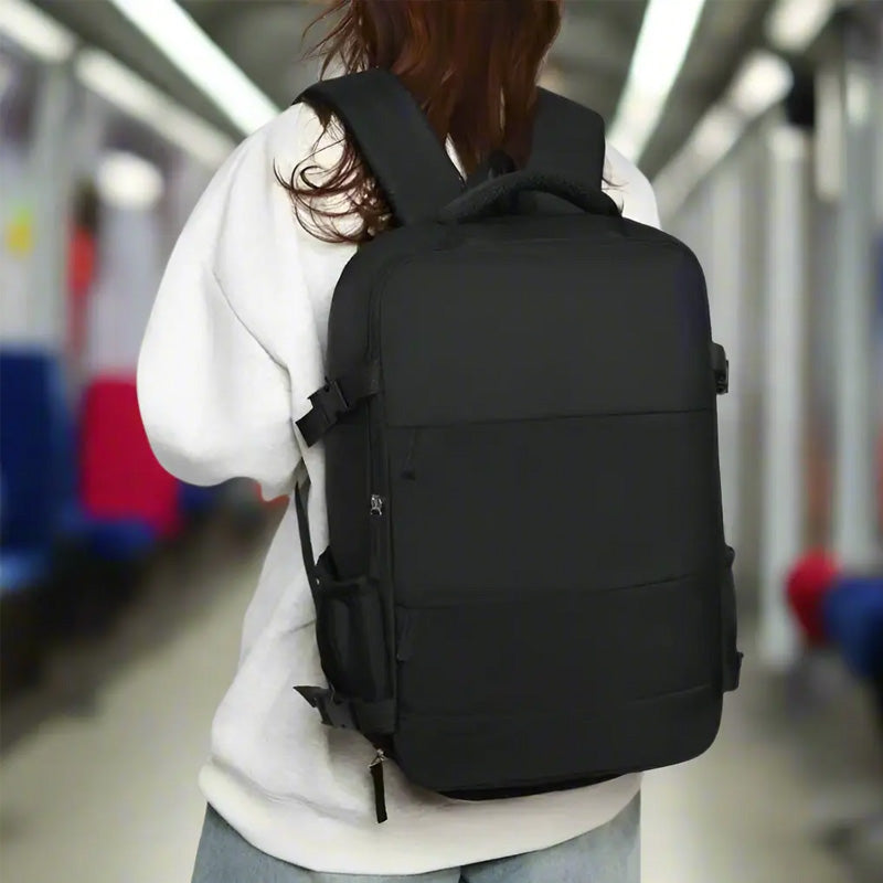 Premium Travel Backpack: Airplane-Approved Laptop Bag for School & Work, Waterproof Carry-On for Men & Women