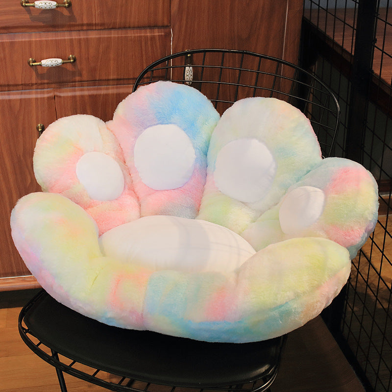 Cartoon Bear Paw Half-Enclosed Cushion Lazy Sofa Office Chair Seat Student Pad Cat Claw Seat Pad