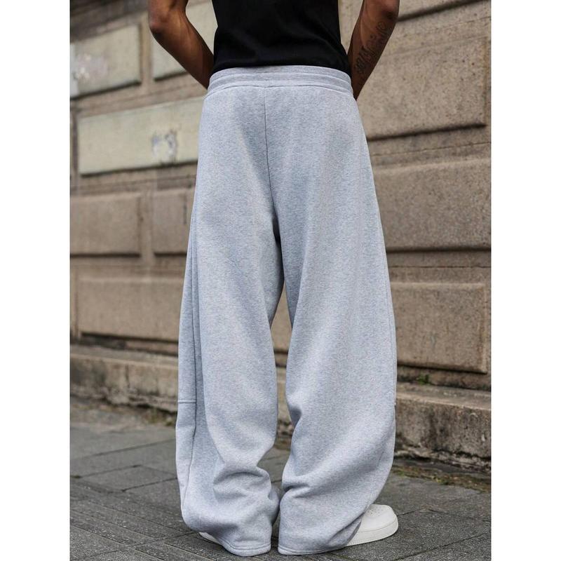 Men's Straight High Waist Casual Pants