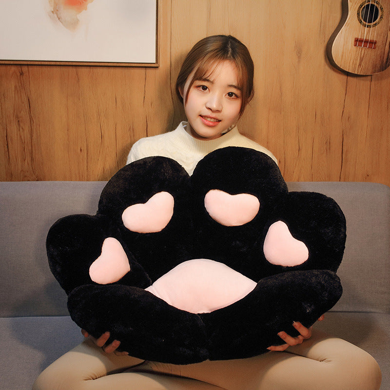 Cartoon Bear Paw Half-Enclosed Cushion Lazy Sofa Office Chair Seat Student Pad Cat Claw Seat Pad