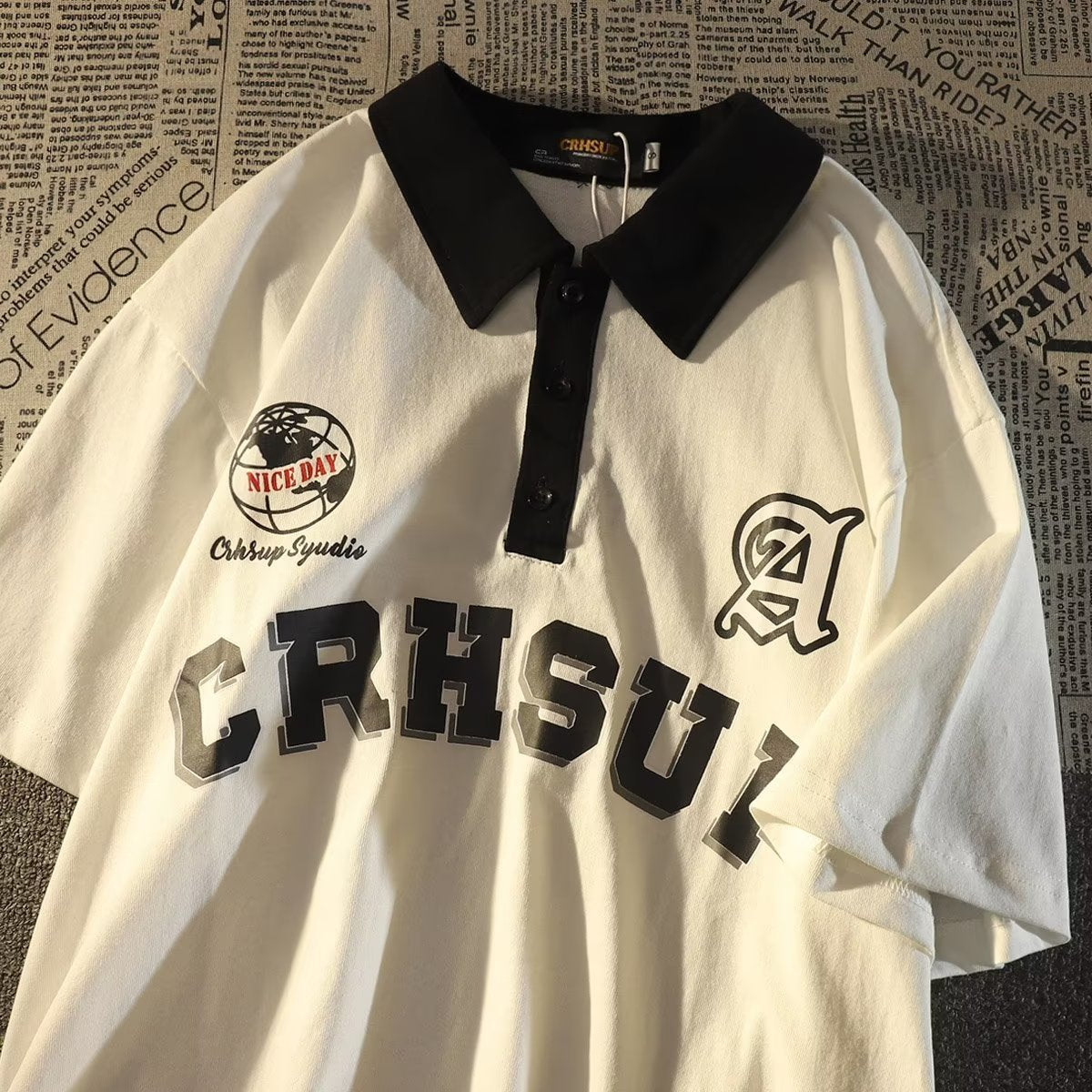 Men's Fashion Cropped Sleeve Japanese Style